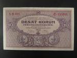 10 Kč 1927 série B 021