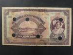 5000 Kč 1920 série A, perf. SPECIMEN + 6x skartační otvor