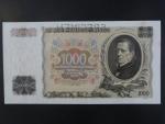 1000 Kč 1934 série M, 1x perf. SPECIMEN