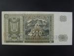 500 Ks 12.7.1941 kolkovaná série 3Jo, 2x perf. SPECIMEN dole
