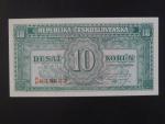10 Kčs 1945 série R/F