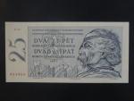 25 Kčs 1961 série Q 05 s perf. 3md do obloučku
