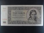 1000 Kčs 16.5.1945 série C 26 s perf. 3md nad sebou