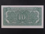 10 Kčs 4.4.1950 série Z, perf. 3md nad sebou