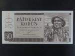 50 Kčs 1950, série A 27, perf. 