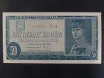 50 Kčs 3.7.1948, serie A 44