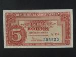 5 Kčs 1949 série A 157
