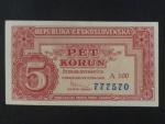5 Kčs 25.1.1949 série A 100