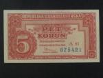 5 Kčs 25.1.1949 série A 41