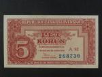 5 Kčs 25.1.1949 série A 92