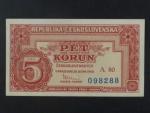 5 Kčs 25.1.1949 série A 80