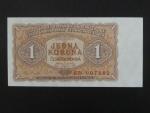 1 Kčs 1953 série KD, tiskárna STC Praha, větší číslovač 3,5mm