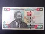 KEŇA, 500 Shillings 2010, BNB. B142h, Pi. 50