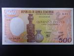GUINEA EQUATORIAL, 500 Francs 1985, BNP. B401a, Pi. 20