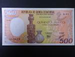 GUINEA EQUATORIAL, 500 Francs 1985, BNB. B401a, Pi. 20