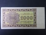 2000 K 1945 série 11 Čs, perf. SPECIMEN dole, poloha vodoznaku A
