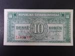 10 Kčs 1945 série Y/U