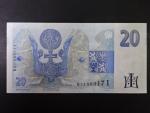 20 Kč 1994 série B 31 proužek vlevo