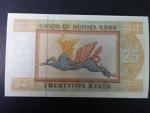 BURMA, 25 Kyats 1972, BNB. B1004a, Pi. 59