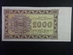 2000 K 1945 série 6 Ar, perf. SPECIMEN dole, poloha vodoznaku A