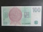 100 Kč 2019 série M 01 000084 s přítiskem ČNB 100 LET Kč 1919 - 2019 první série