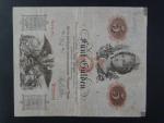 5 Gulden 1.5.1859 série PL, Ri. 132, poškozené horní rožky