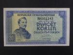 20 Kčs 1945 série NH