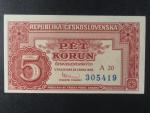 5 Kčs 25.1.1949 série A 20