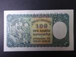 100 Ks 1940 I.vydání, kolkovaná série B14 perf. SPECIMEN nahoře