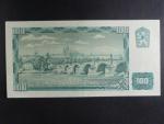 100 Kč 1961/1993 série C 57, kolek, vodoznaková výztuž na líci