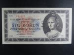 100 Kčs 1945 série C 30 perforace 