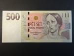 500 Kc 2009 série E 14 nažloutlý papír