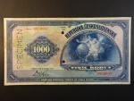 1000 Kč 15.4.1919 serie D bankovní vzor s per. NEPLATNÉ + SPECIMEN + 2x perf. otvor