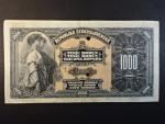 1000 Kč 15.4.1919 serie D bankovní vzor s per. NEPLATNÉ + SPECIMEN + 2x perf. otvor