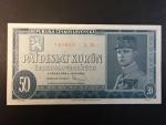 50 Kčs 3.7.1948 série A 36 s perf. 3md  nad sebou