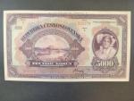 5000 Kč 1920 série A, perf. SPECIMEN