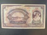 5000 Kč 1920 série A, neperforovaná