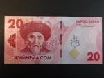 KYRGYSTÁN, 20 Som 2023, BNB. B235a