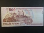 500 Forint 2013 žluté kroužky na rubu, BNB. B581e, Pi. 196
