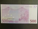 500 Euro 2002 s.N, Rakousko, podpis Willema F. Duisenberga, F001 tiskárna Österreichische Banknoten und Sicherheitsdruck, Rakousko