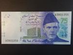 PAKISTÁN, 75 Rupees 2023, BNB. B241a