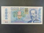 1000 Sk 1985/1993 série U 22, kolek, s 2x vodorovně zrcadlovou perf. SPECIMEN
