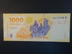 ARGENTINA, 1000 Pesos 2023 série A, tisk China, BNP. B426a