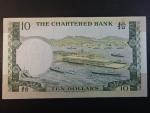 HONG KONG,  Standard Chatered Bank 10 Dollars 1970, BNB. B369d, Pi. 74