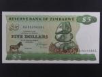 ZIMBABWE, 5 Dollars 1983, BNP. B102b, Pi. 2