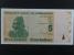 AFRIKA - ZIMBABWE, 5 Dollars 2009, BNB. B184a, Pi. 93