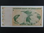 ZIMBABWE, 5 Dollars 2009, BNB. B184a, Pi. 93
