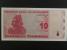 AFRIKA - ZIMBABWE, 10 Dollars 2009, BNB. B185a, Pi. 94
