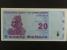 AFRIKA - ZIMBABWE, 20 Dollars 2009, BNB. B186a, Pi. 95