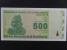 AFRIKA - ZIMBABWE, 500 Dollars 2009, BNB. B189a, Pi. 98
